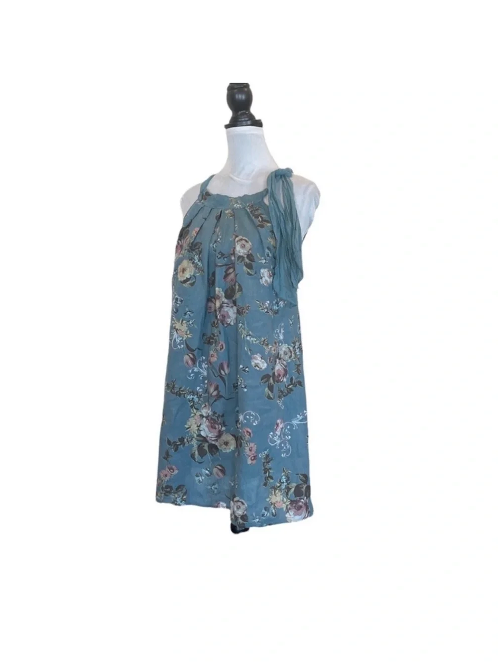 Bellambra 100% linen halter neck floral sleeveless sundress size extra small - Picture 2 of 11